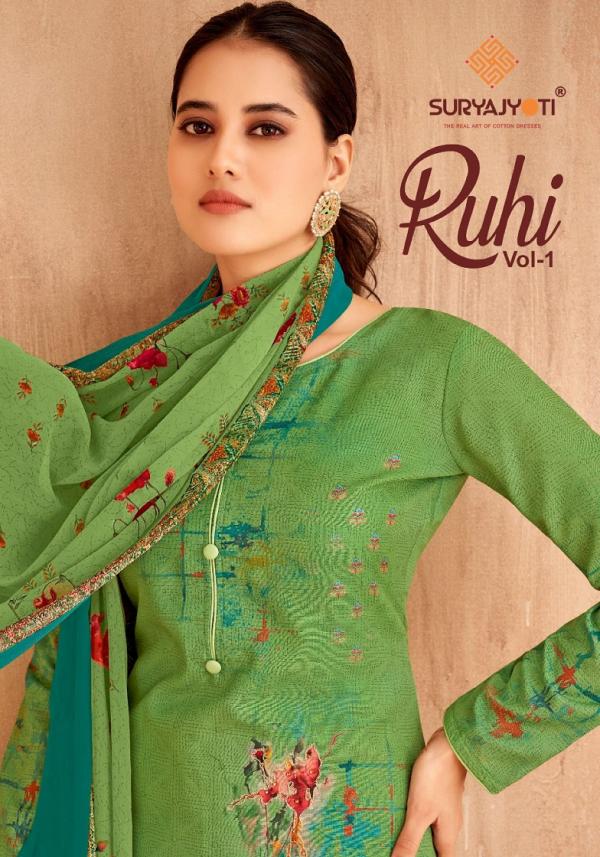 Suryajyoti Ruhi Vol 1 Cotton Digital Printed Dress Material